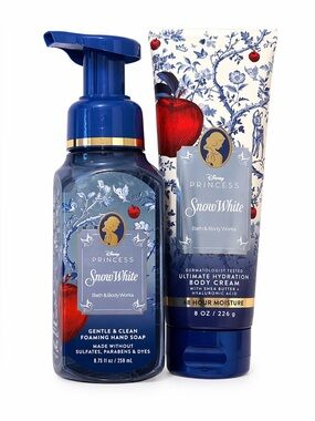 Bath & Body Works Disney Princess Snow White Body Cream & Foaming Hand Soap Set